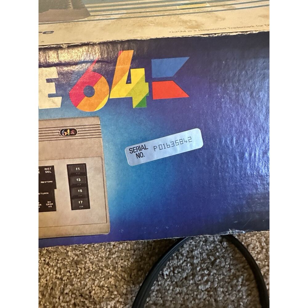Vintage Commodore 64 Keyboard For Home Computer W/Box (Untested) - Picture 6 of 12